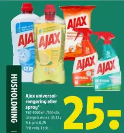 Coop 365 ALAX universal- rengøring eller spray tilbud