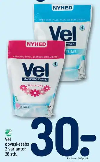 REMA 1000 Vel opvasketabs tilbud