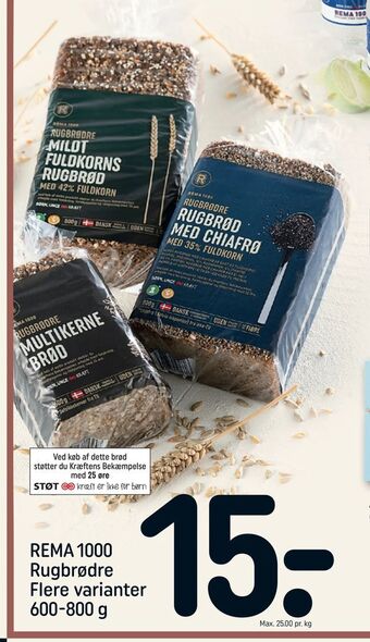 REMA 1000 Rema 1000 Rugbrødre tilbud