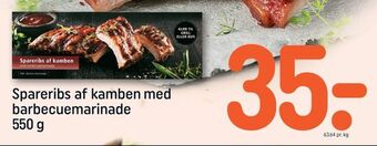 REMA 1000 Spareribs af kamben med barbecuemarinade tilbud