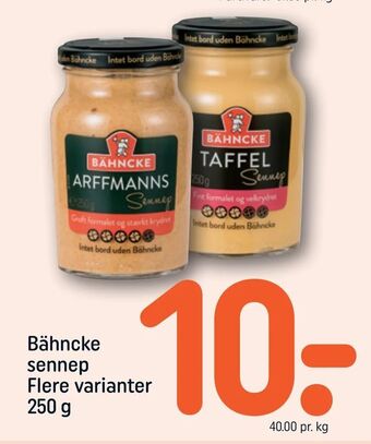 REMA 1000 Bähncke sennep tilbud