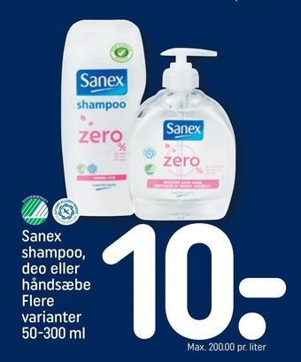 REMA 1000 Sanex shampoo, deo eller håndsæbe tilbud