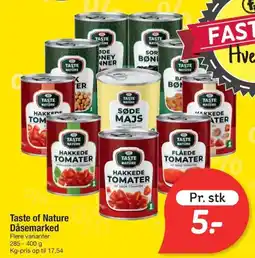 Fakta Tyskland Taste of Nature Dåsemarked tilbud