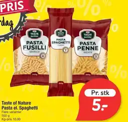 Fakta Tyskland Taste of Nature Pasta el. Spaghetti tilbud
