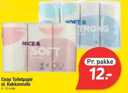 Fakta Tyskland Coop Toiletpapir el. Køkkenrulle tilbud
