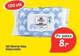Fakta Tyskland 365 Minirisk Baby Vådservietter tilbud