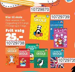Fætter BR Klar til skole tilbud