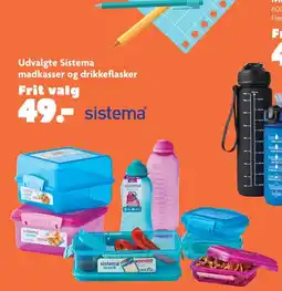 Fætter BR Udvalgte Sistema madkasser og drikkeflasker tilbud