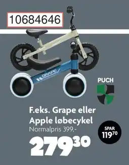 Fætter BR F.eks. Grape eller Apple løbecykel tilbud