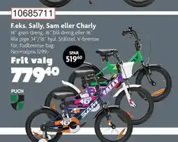 Fætter BR F.eks. Sally, Sam eller Charly tilbud