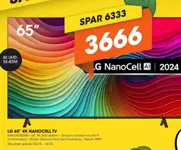 Expert LG 65" 4K NANOCELL TV tilbud