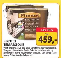 Farveland PINOTEX TERRASSEOLIE tilbud