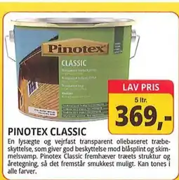Farveland PINOTEX CLASSIC tilbud