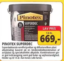 Farveland Pinotex SUPERDEC tilbud