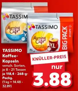Kaufland DE TASSIMO Kaffee- Kapseln tilbud