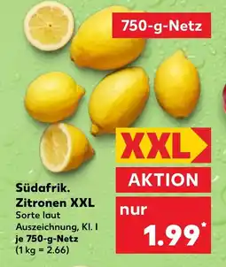 Kaufland Südafrik. Zitronen XXL tilbud