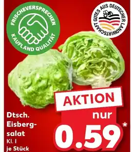 Kaufland Dtsch. Eisberg- salat tilbud