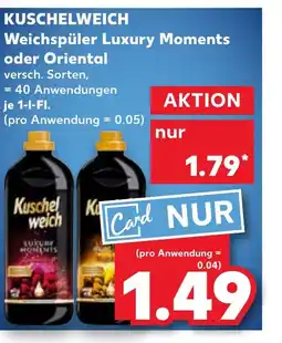 Kaufland DE KUSCHELWEICH Weichspüler Luxury Moments oder Oriental tilbud