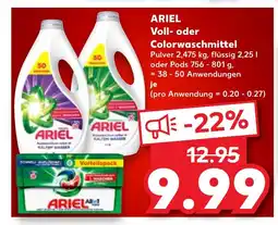 Kaufland DE ARIEL Voll- oder Colorwaschmittel tilbud