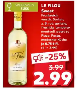 Kaufland LE FILOU Sweet tilbud