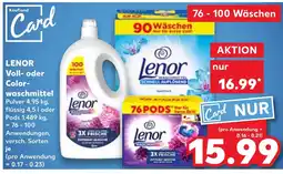 Kaufland LENOR Voll- oder Color- waschmittel tilbud