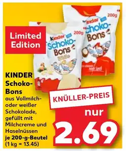 Kaufland KINDER Schoko-Bons tilbud