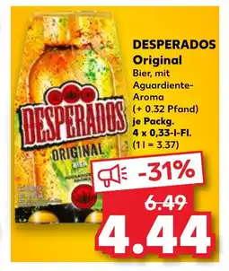 Kaufland DESPERADOS Original tilbud