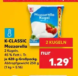 Kaufland K-CLASSIC Mozzarella tilbud