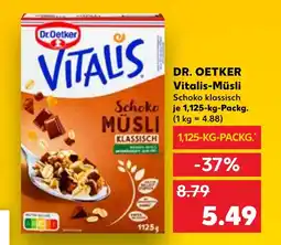 Kaufland DR. OETKER Vitalis-Müsli tilbud