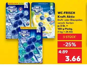 Kaufland DE WC FRISCH Kraft Aktiv tilbud