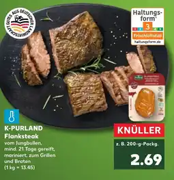 Kaufland K-PURLAND Flanksteak tilbud