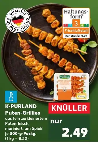 Kaufland K-PURLAND Puten-Grillies tilbud