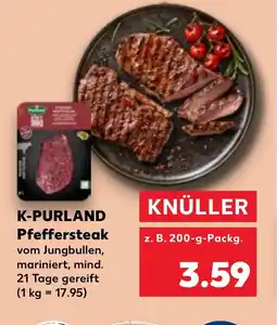 Kaufland K-PURLAND Pfeffersteak tilbud