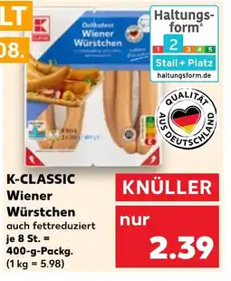 Kaufland DE K-CLASSIC Wiener Würstchen tilbud