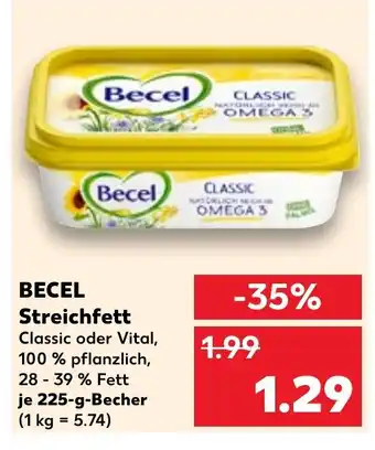 Kaufland DE BECEL Streichfett tilbud