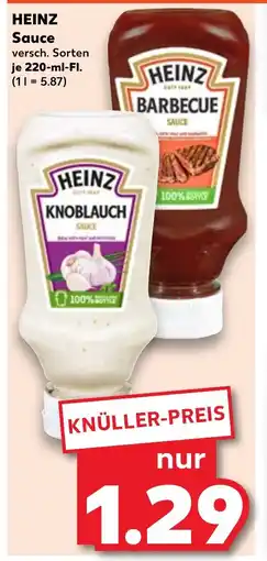 Kaufland HEINZ Sauce tilbud