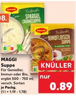 Kaufland MAGGI Suppe tilbud