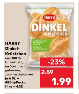 Kaufland HARRY Dinkel- Krüstchen tilbud