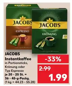 Kaufland JACOBS Instantkaffee tilbud