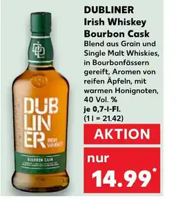Kaufland DUBLINER Irish Whiskey Bourbon Cask tilbud