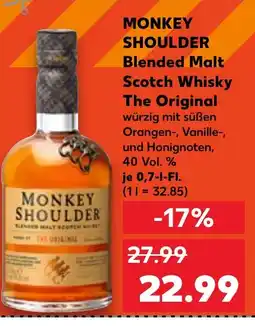 Kaufland MONKEY SHOULDER Blended Malt Scotch Whisky The Original tilbud