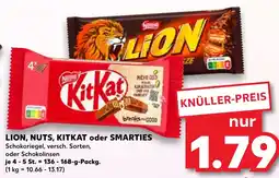 Kaufland DE LION, NUTS, KITKAT oder SMARTIES tilbud
