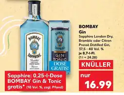 Kaufland BOMBAY Gin tilbud