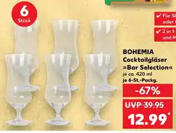 Kaufland DE BOHEMIA Cocktailgläser Bar Selection tilbud