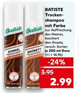 Kaufland BATISTE Trocken- shampoo mit Farbe tilbud