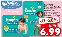 Kaufland DE PAMPERS Pants oder Windeln tilbud