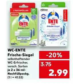 Kaufland WC-Ente Frische-Siegel tilbud