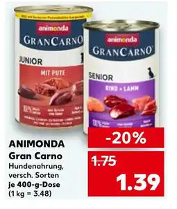 Kaufland ANIMONDA Gran Carno tilbud