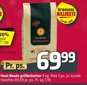 Fleggaard Heat Beads grillbriketter tilbud
