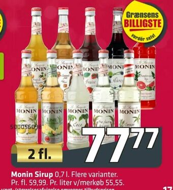 Fleggaard Monin Sirup tilbud